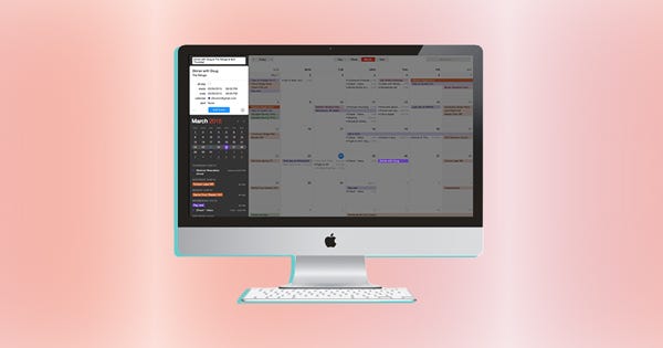Mini Calendar App Mac